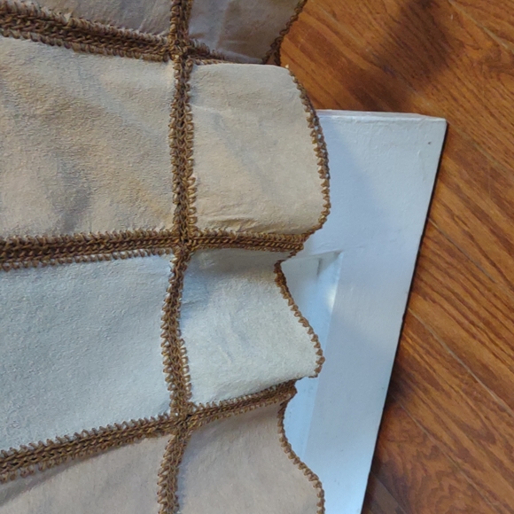 Awesome 100% LIKE Leather Skirt Size 7/8 - Picture 3 of 6